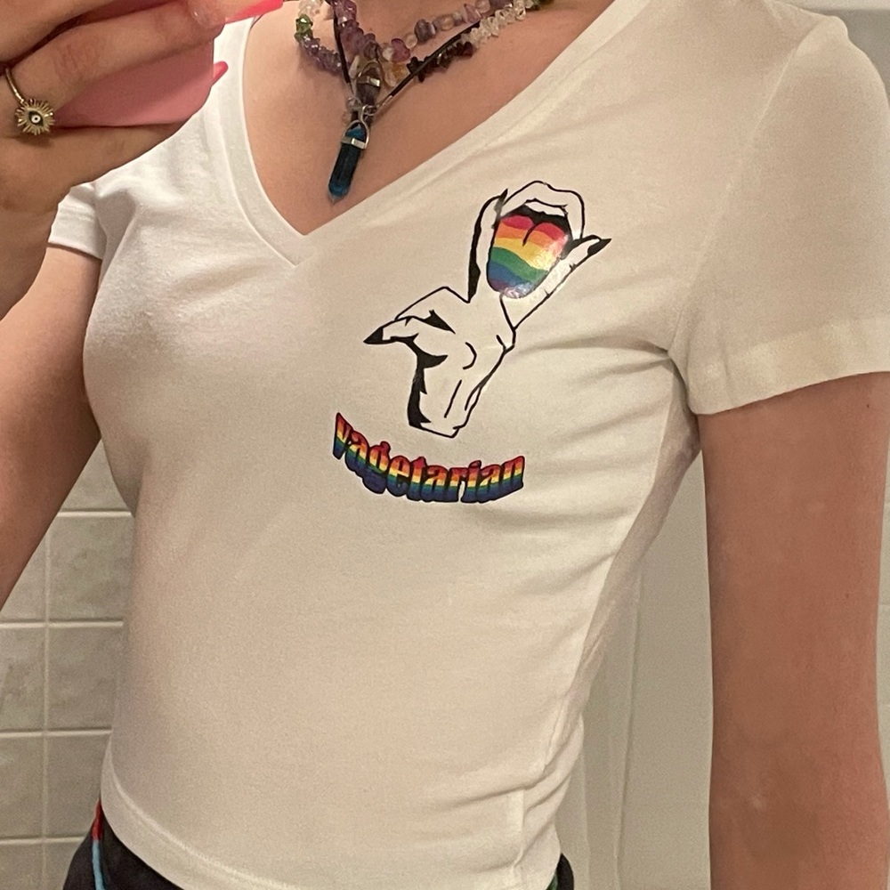 Pride custom crop top